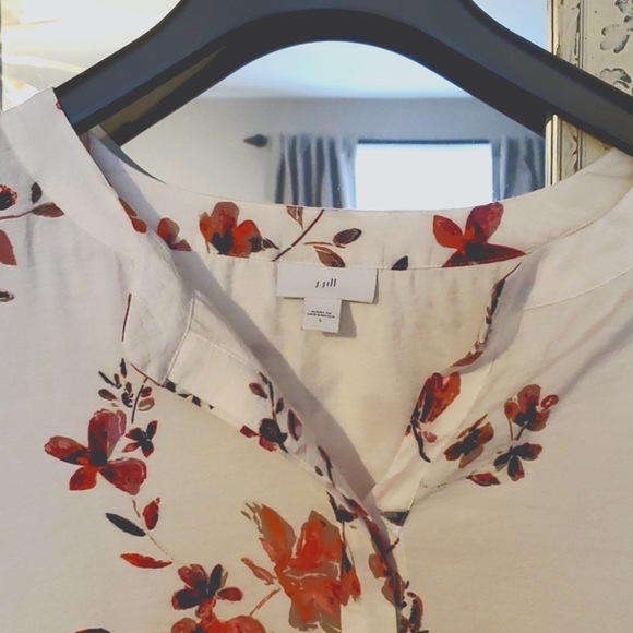 J. Jill Flowy Floral Tunic Top L - Picture 3 of 11